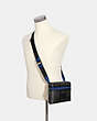 Small Carrier Crossbody In Colorblock Signature Canvas