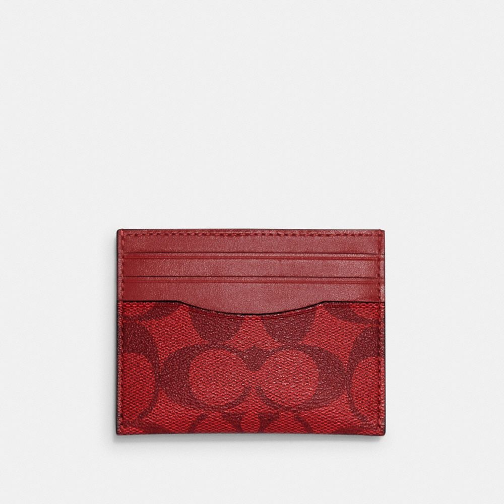 COACH® Outlet COACH® Outlet Slim Card Case In Signature Canvas