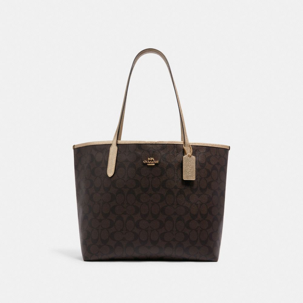 COACH® Outlet | City Tote In Signature Canvas