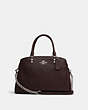 COACH®,LILLE CARRYALL,Large,Silver/Oxblood 1,Front View