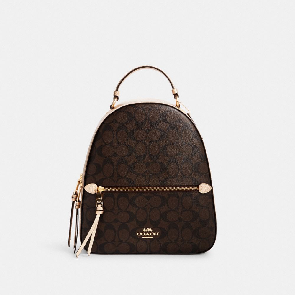 Jordyn backpack in online signature leather