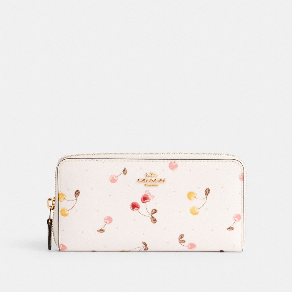 COACH®  Card Case With Cherry Print