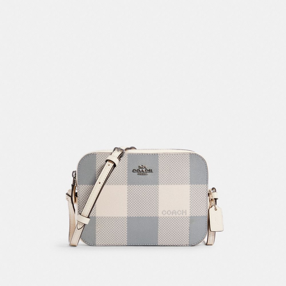 Buffalo plaid coach bag sale