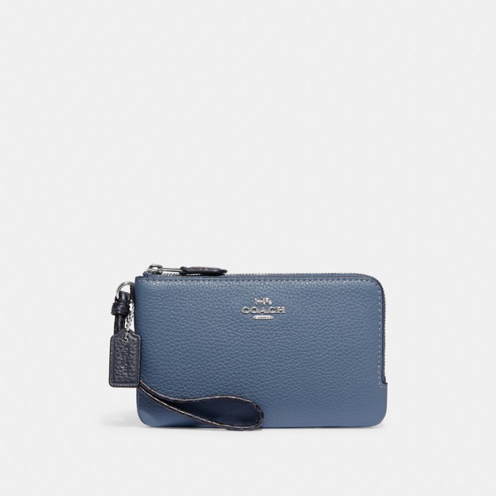 COACH® Outlet | Double Corner Zip Wristlet