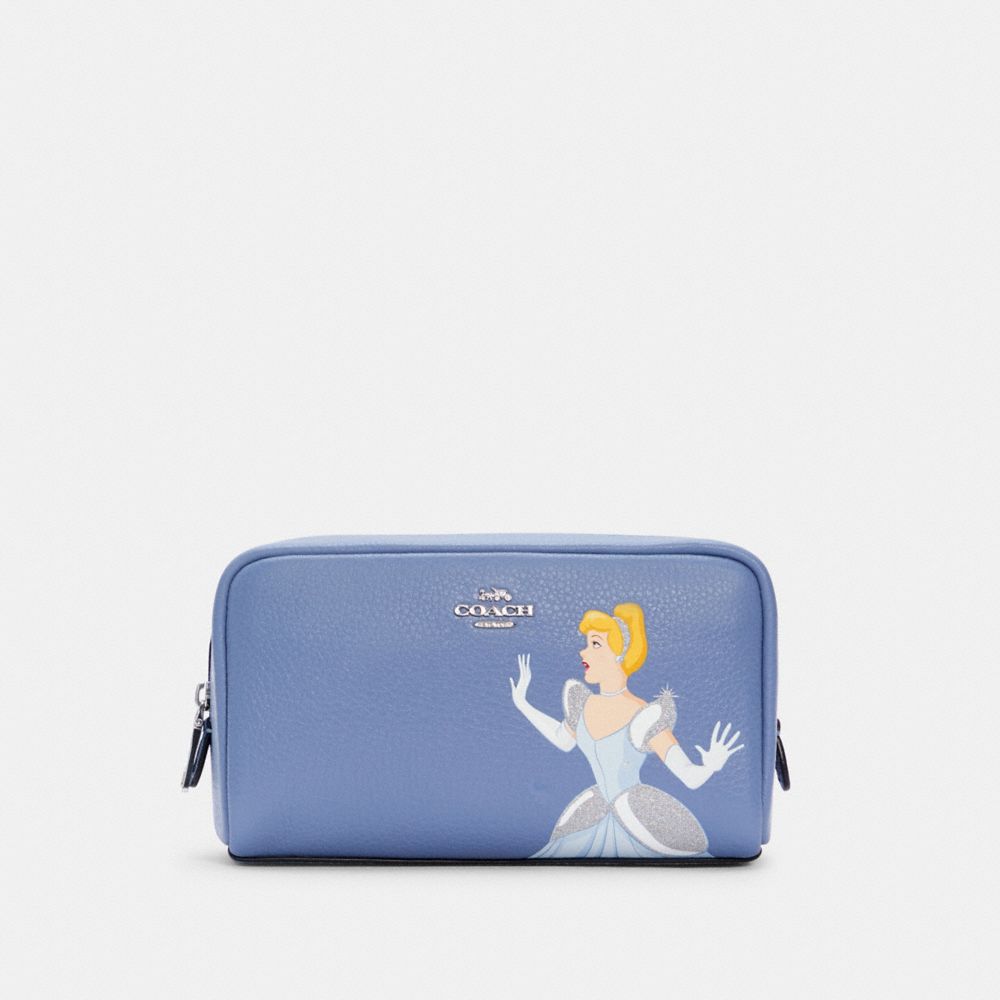 COACH® Outlet  Disney X Coach Small Boxy Cosmetic Case With Cinderella