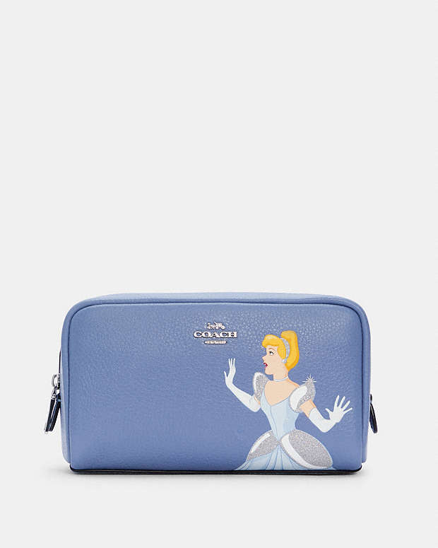 COACH® Outlet  Disney X Coach Small Boxy Cosmetic Case With Cinderella
