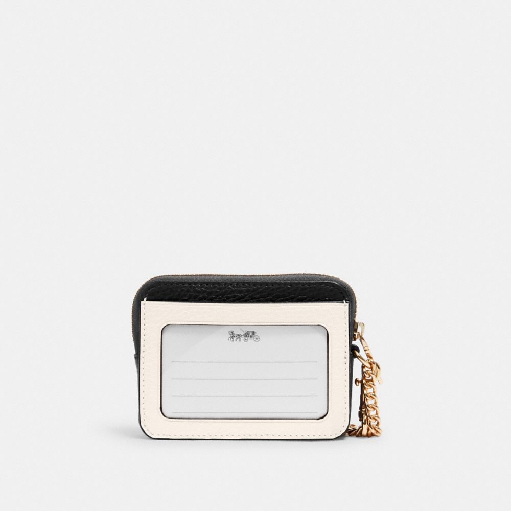 Zip Card Case In Colorblock