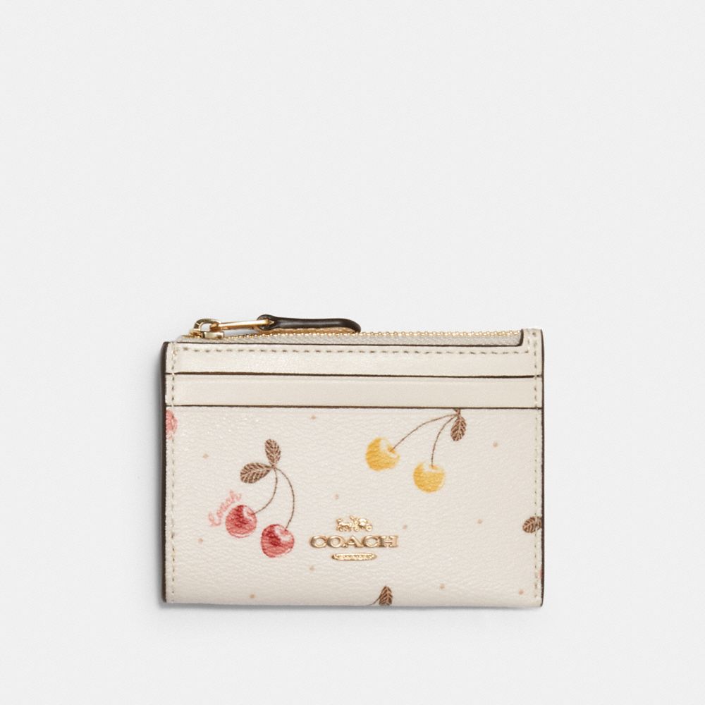 Shop Coach Mini Skinny Id Case With Painted Cherry Print (F88250, F88208)  by Gexpress