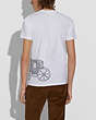 COACH®,HORSE AND CARRIAGE T-SHIRT,cotton,White,Scale View