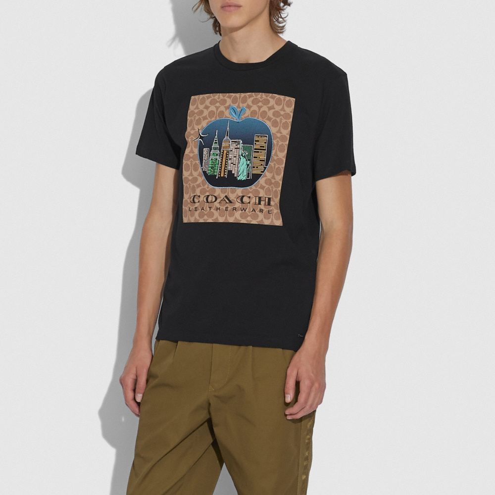 T Shirt Big Apple à Signature