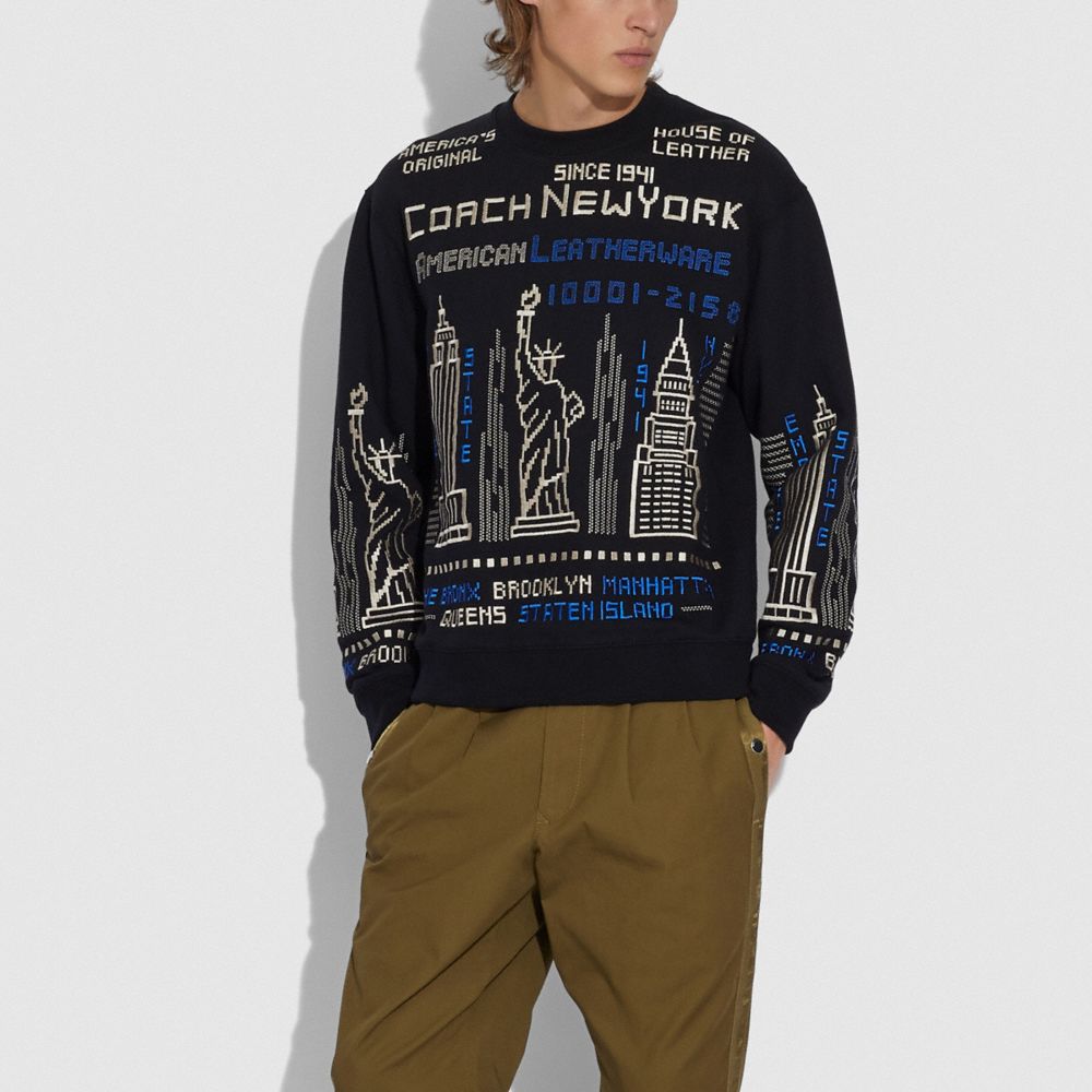 Cityscape Crewneck Sweatshirt