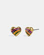 Rainbow Heart Stud Earrings