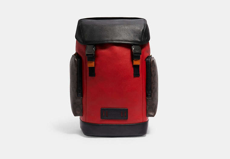 Ranger Backpack In Colorblock Signature Canvas