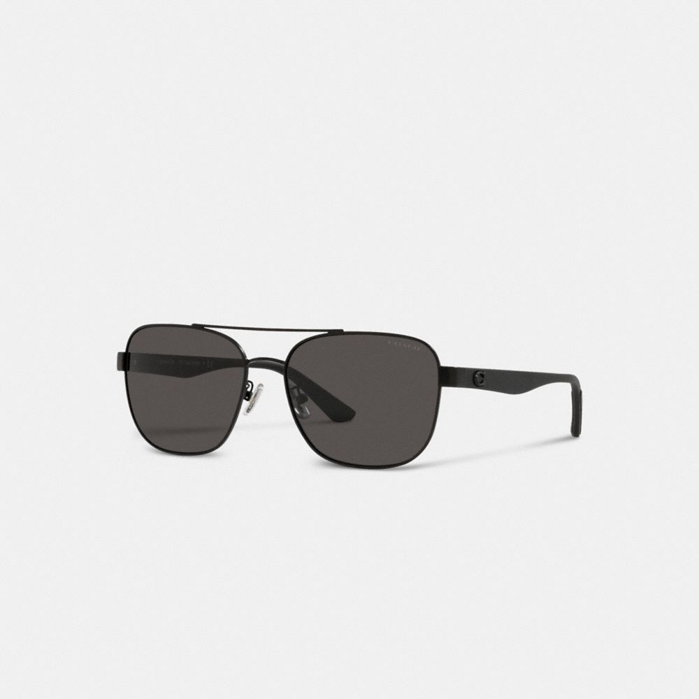 COACH®,Modern Sport Navigator Sunglasses,,Front View