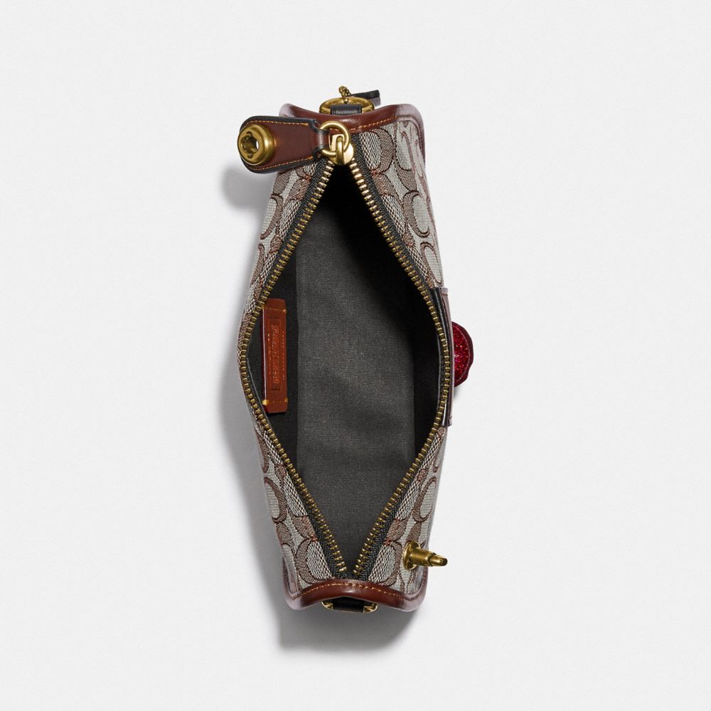 Swinger Bag In Signature Jacquard With Apple