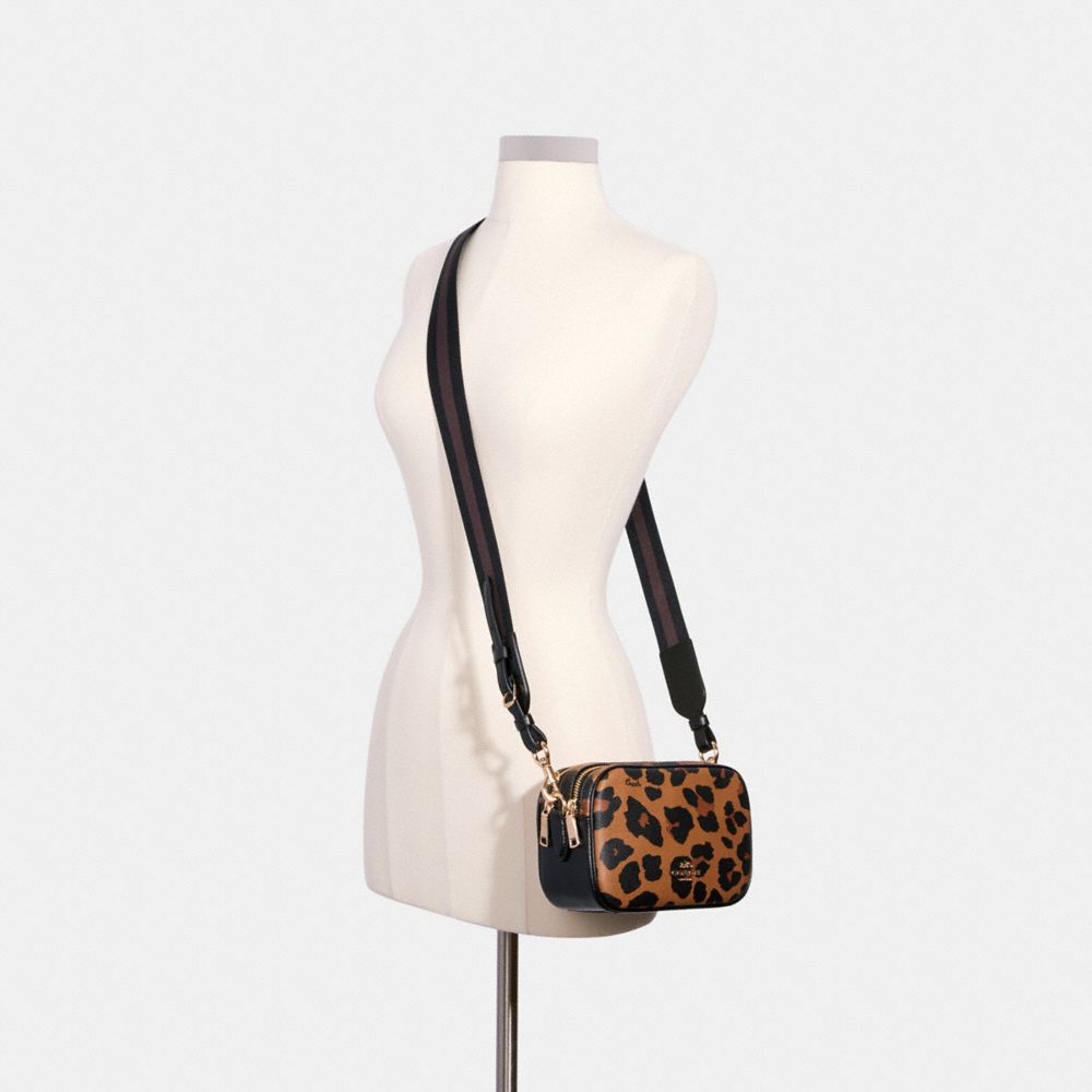 Coach leopard best sale crossbody bag