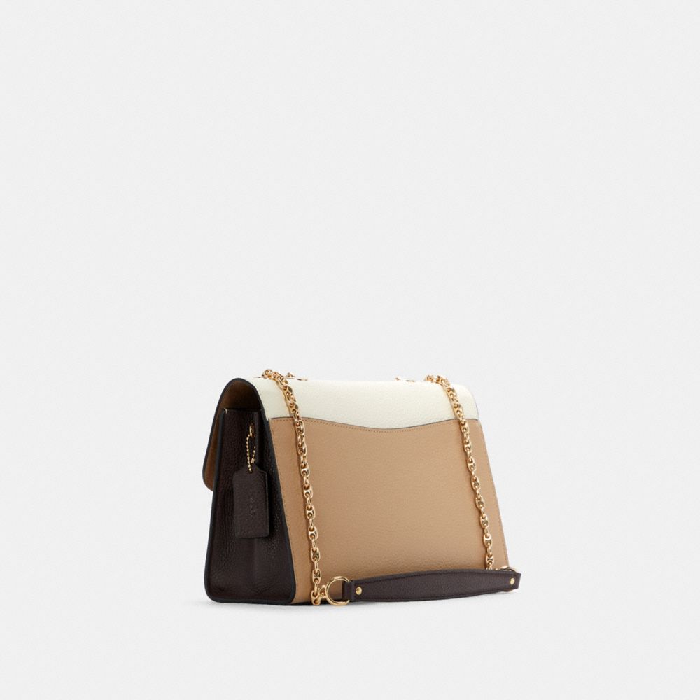 COACH Official Site Official page  LANA SHOULDER BAG 23 IN SIGNATURE  JACQUARD