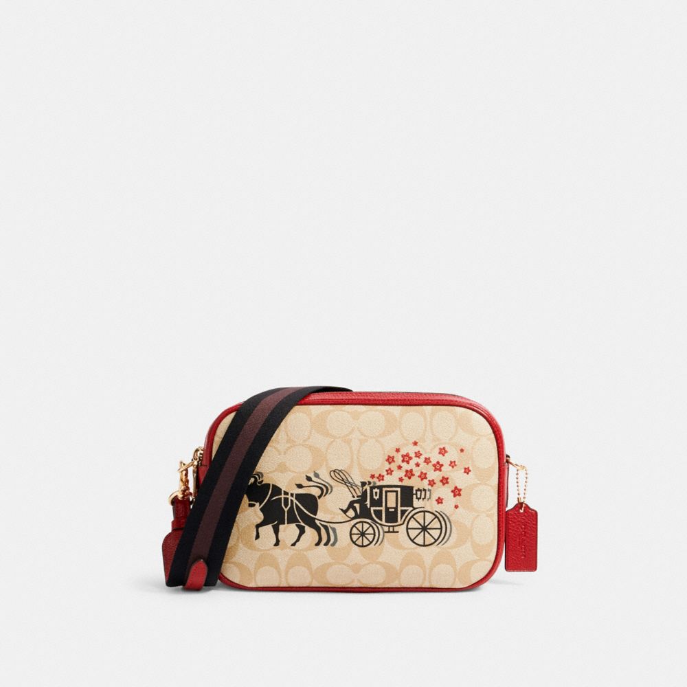 Lunar New Year Jes Crossbody In Signature Canvas With Ox And Carriage