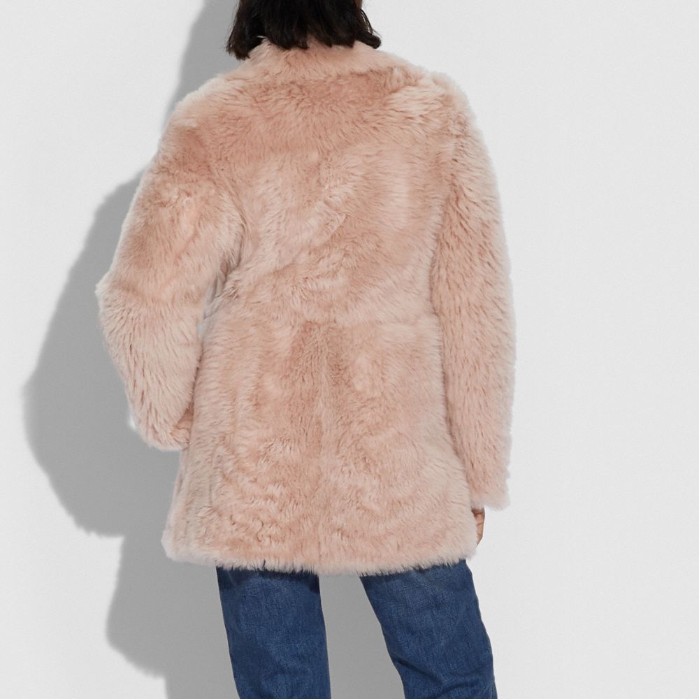 Shearling Coat With Turnlocks