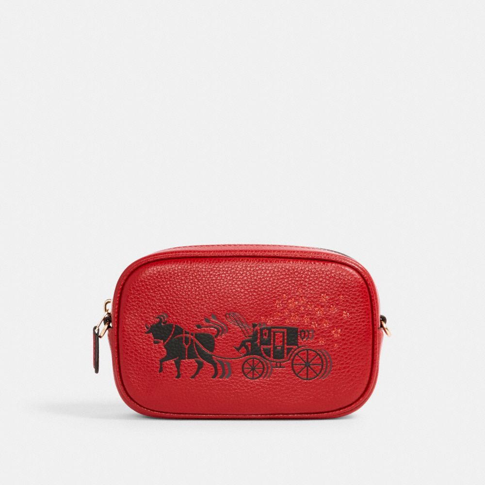 Coach outlet 2025 red wallet