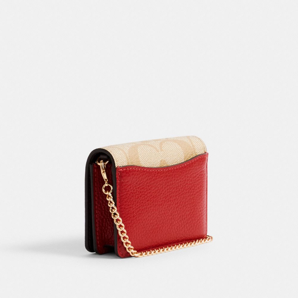 Lunar New Year Mini Wallet In Signature Canvas With Ox And Carriage