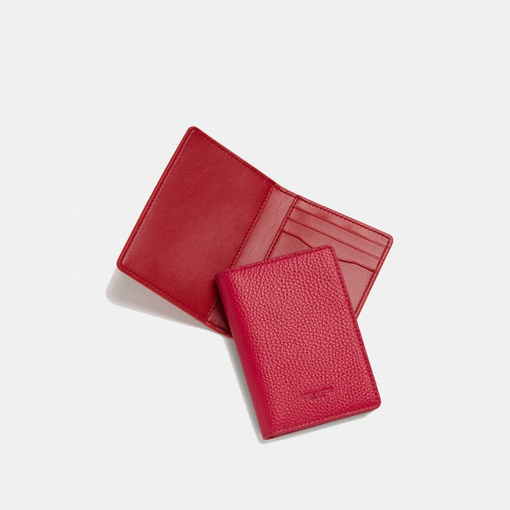 COACH®,Complimentary Card Wallet,,Inside View,Top View