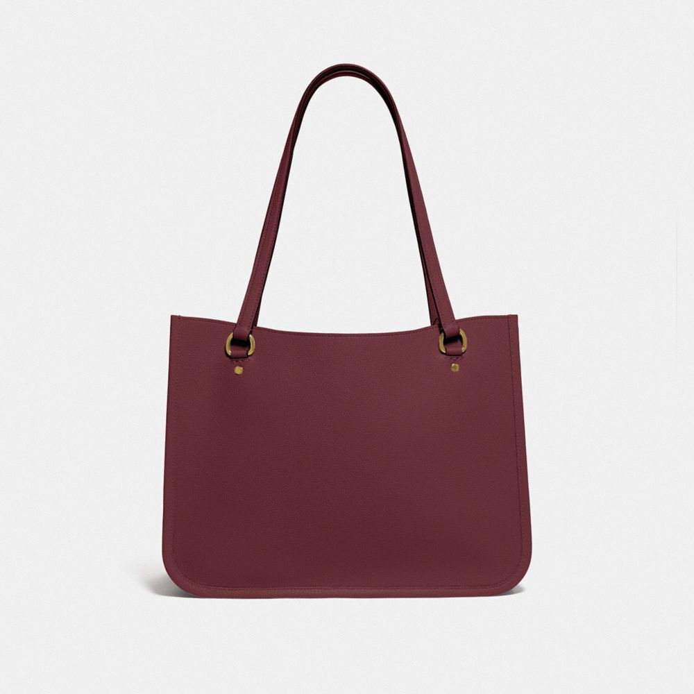 ★MCLANEE★ Tyler shoulder bag tyler COACH Tyler Black Pebbled Leather Carryall Shoulder Bag