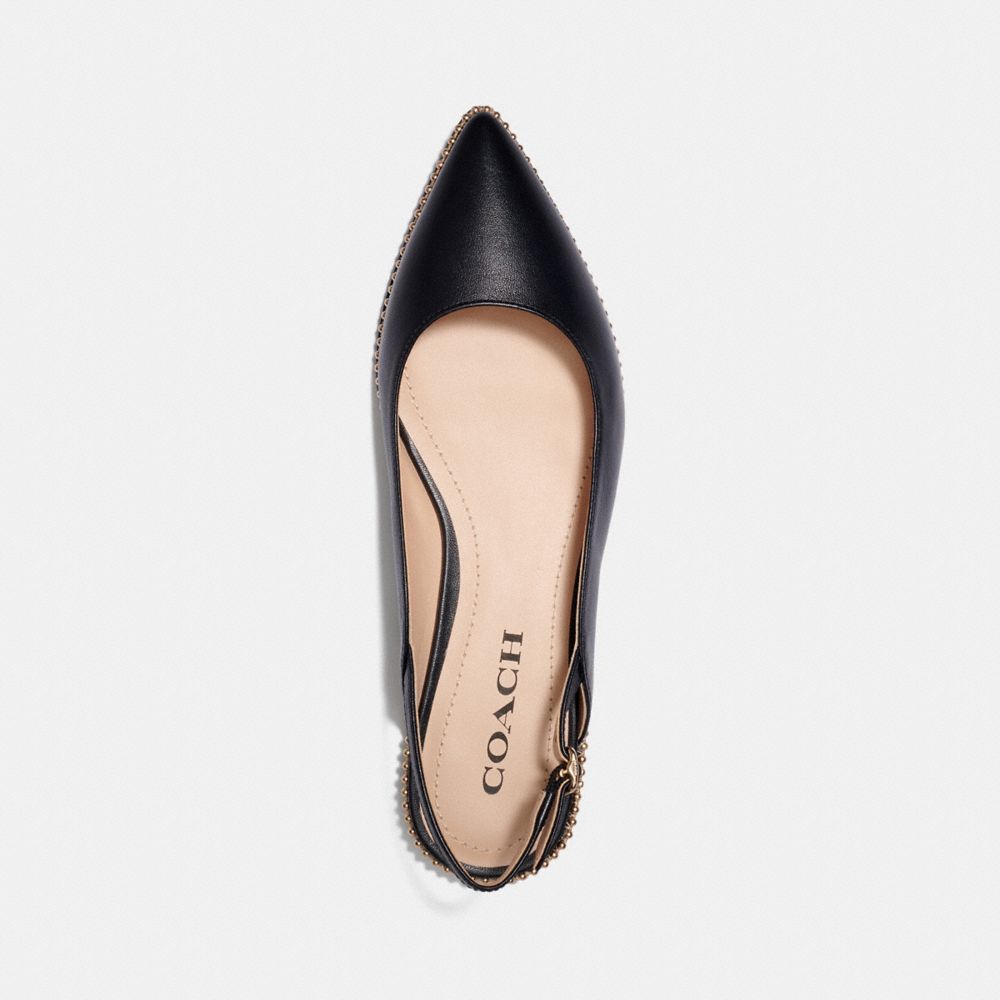 Coach pointed hot sale flats