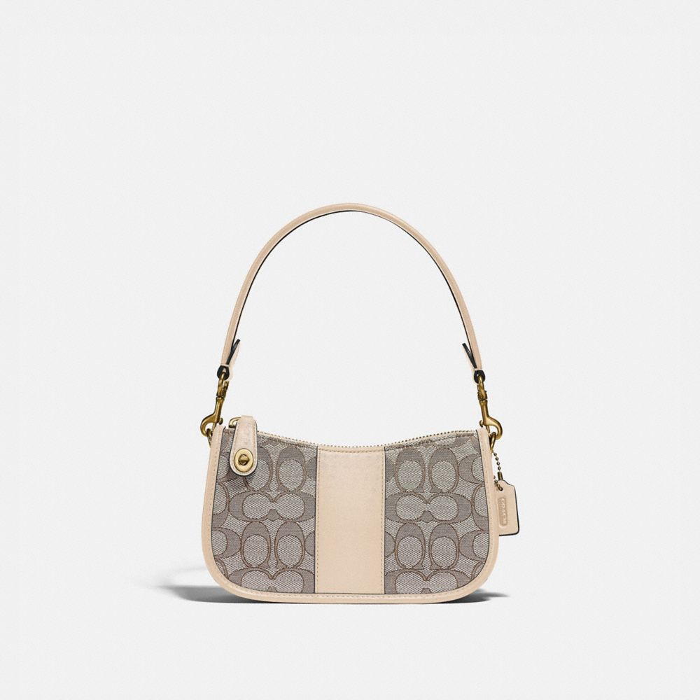 Signature jacquard hot sale coach bags