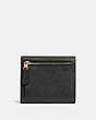 COACH®,WYN SMALL WALLET,Leather,Light Gold/Black,Back View