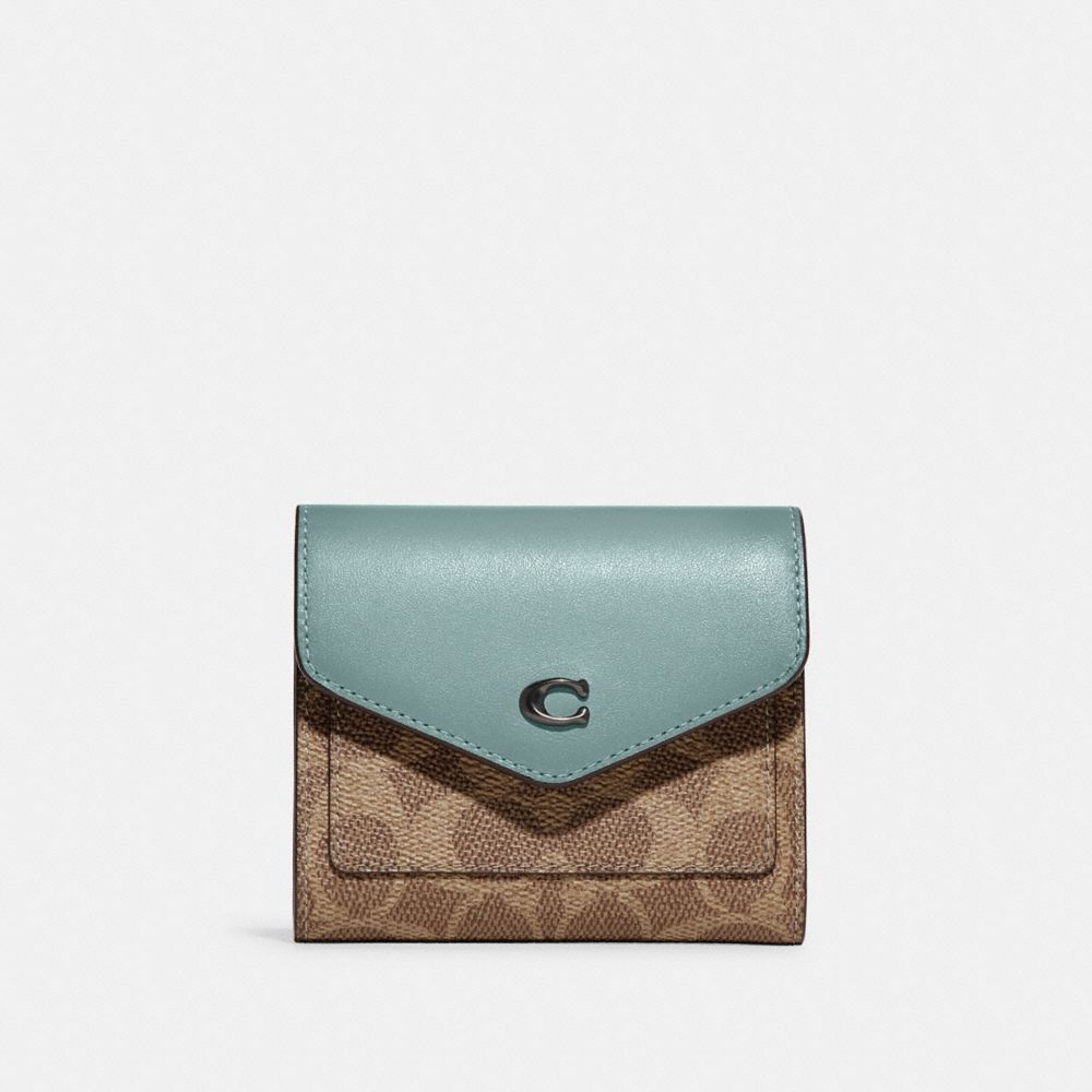COACH® | Wyn Small Wallet In Colorblock Signature Canvas