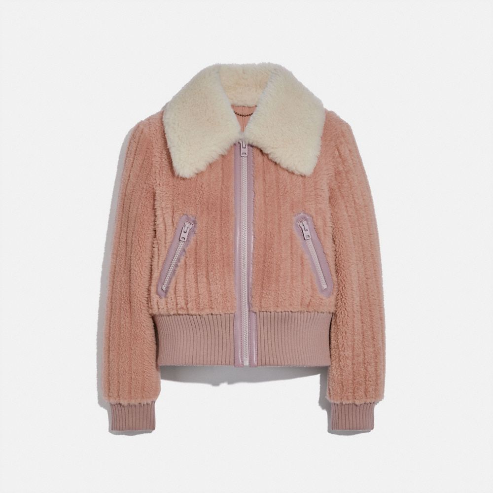 Corduroy Shearling Blouson