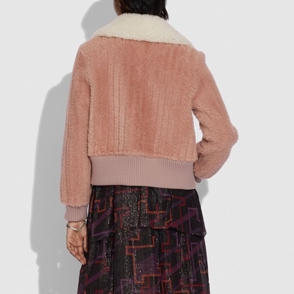 Corduroy Shearling Blouson