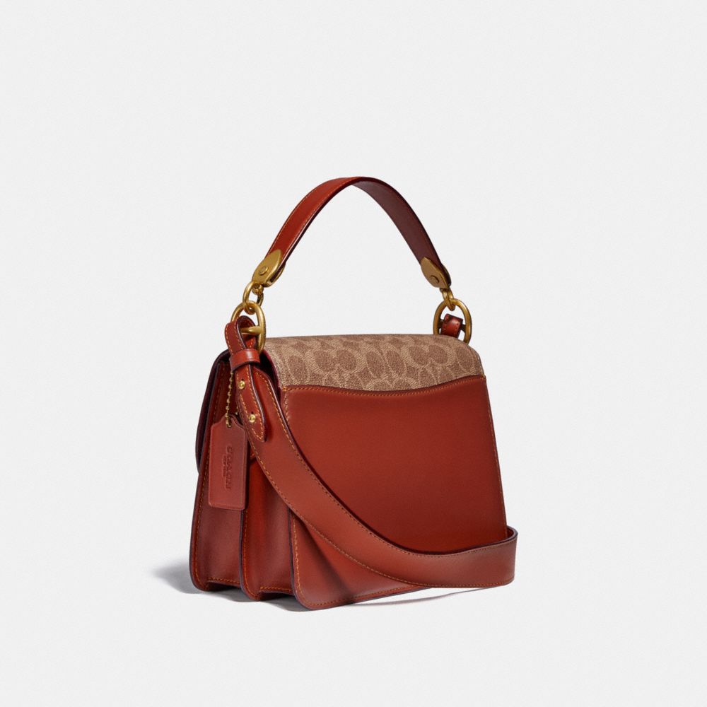 Shop COACH Tabby Signature Coated Canvas & Leather Shoulder Bag