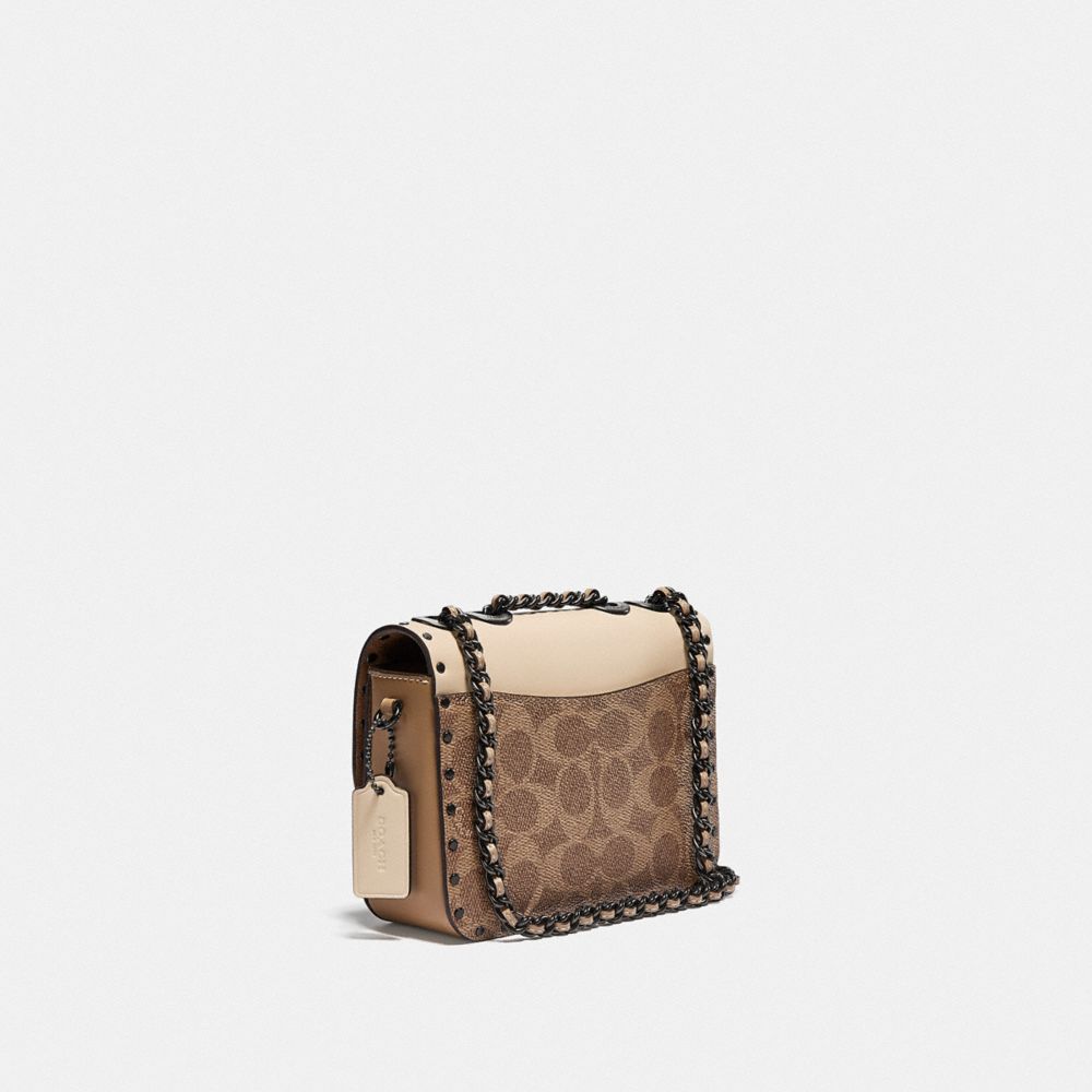 COACH Madison Signature Coated Canvas Mini Shoulder Bag