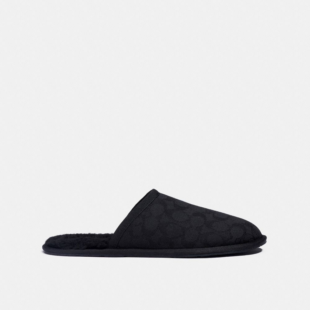 Coach deals slippers mens