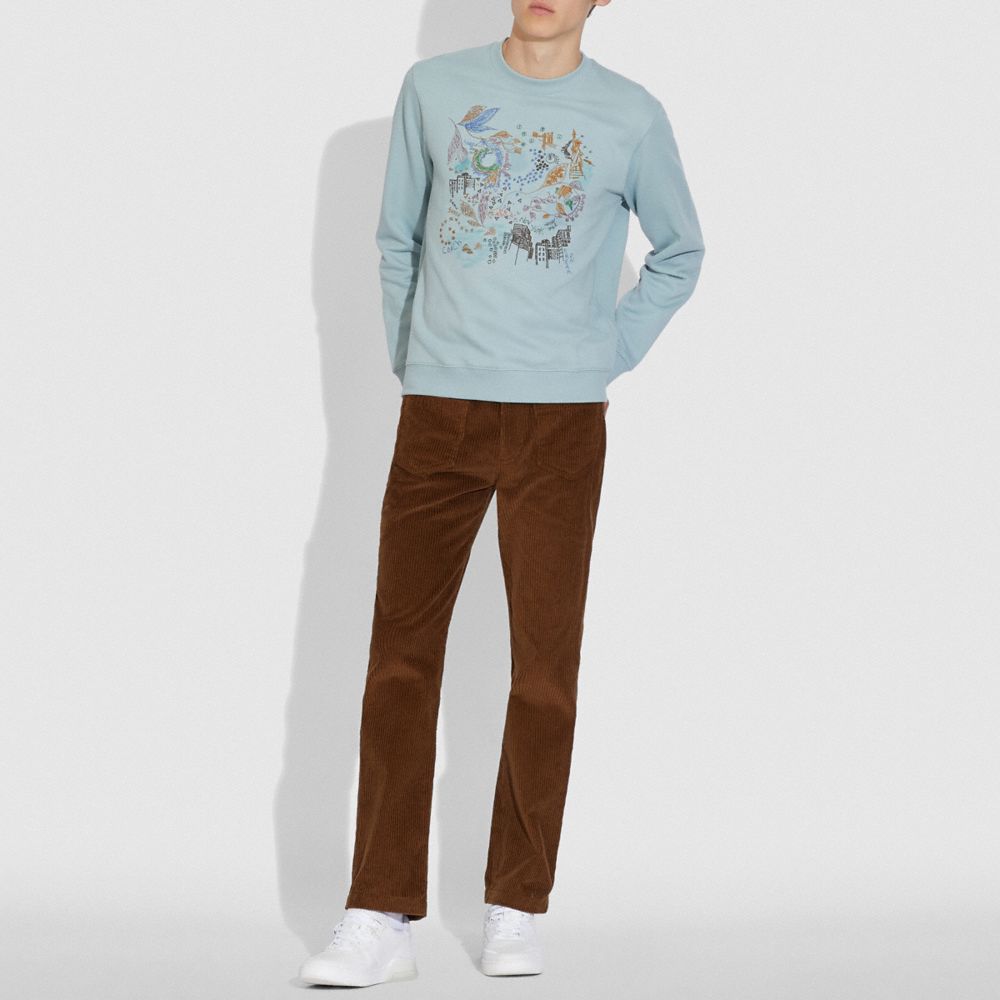 COACH®,Corduroy Pants,,Scale View