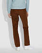 COACH®,CORDUROY PANTS,cotton,Dark Brown,Scale View