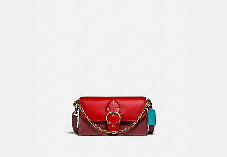 Lunar New Year Beat Crossbody Clutch In Colorblock Signature Canvas