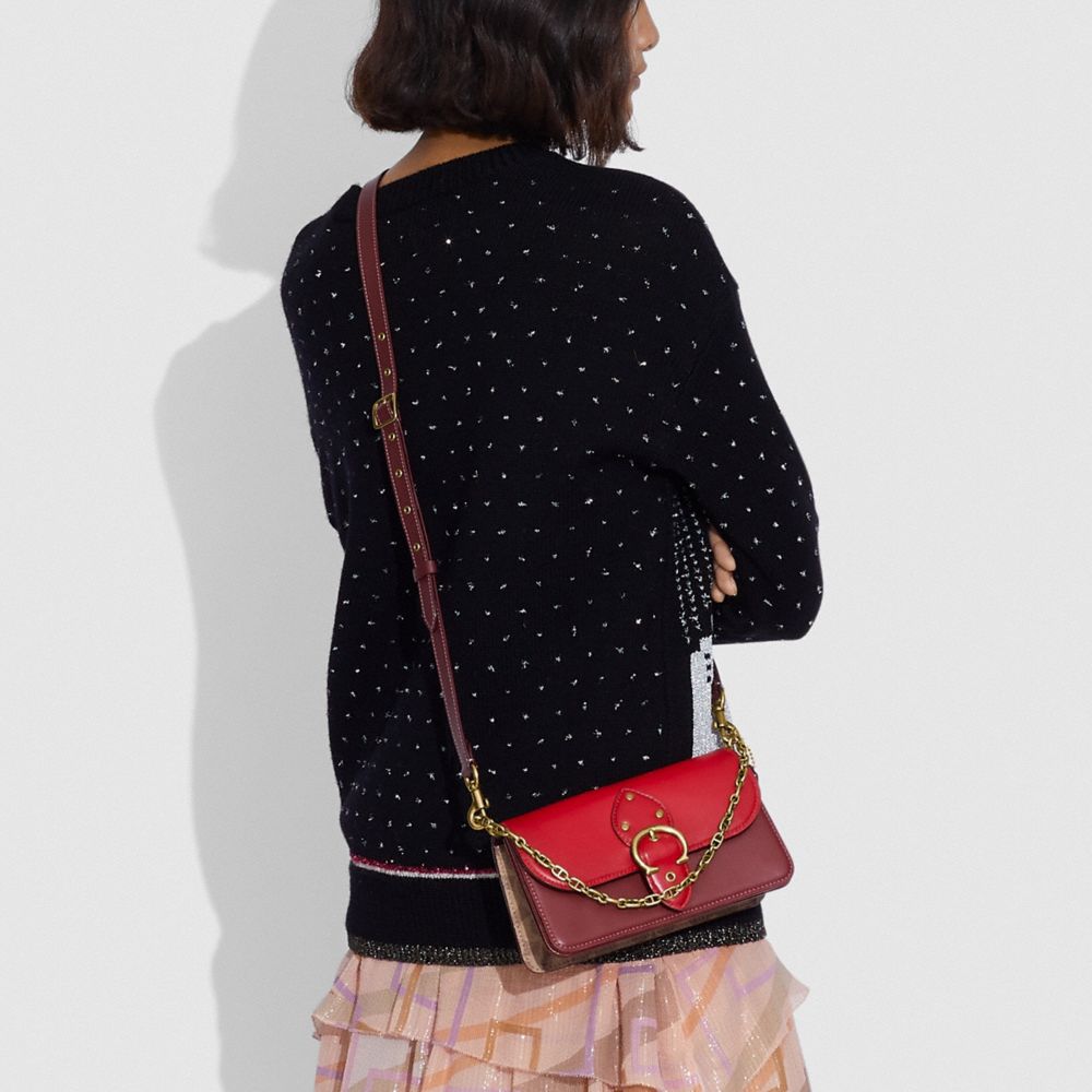 COACH®,Lunar New Year Beat Crossbody Clutch In Colorblock Signature Canvas,,Detail View