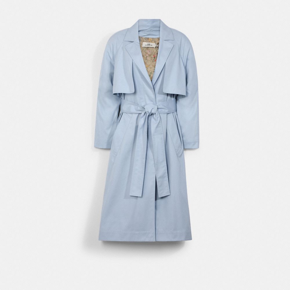 Coach trench coat on sale outlet