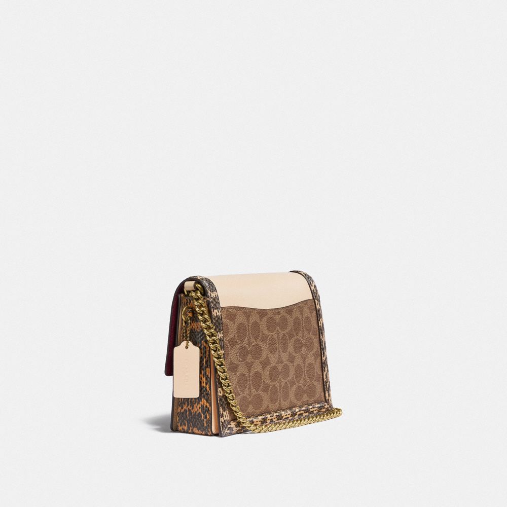 COACH®  Loop Bag Charm In Snakeskin