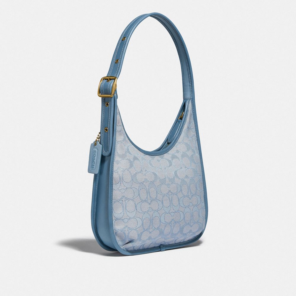 COACH®,Ergo Shoulder Bag In Signature Jacquard,,Angle View