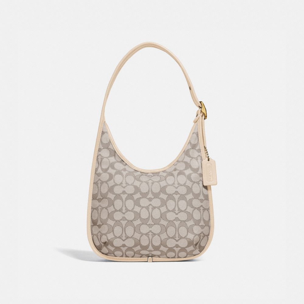 COACH®,Ergo Shoulder Bag In Signature Jacquard,,Front View