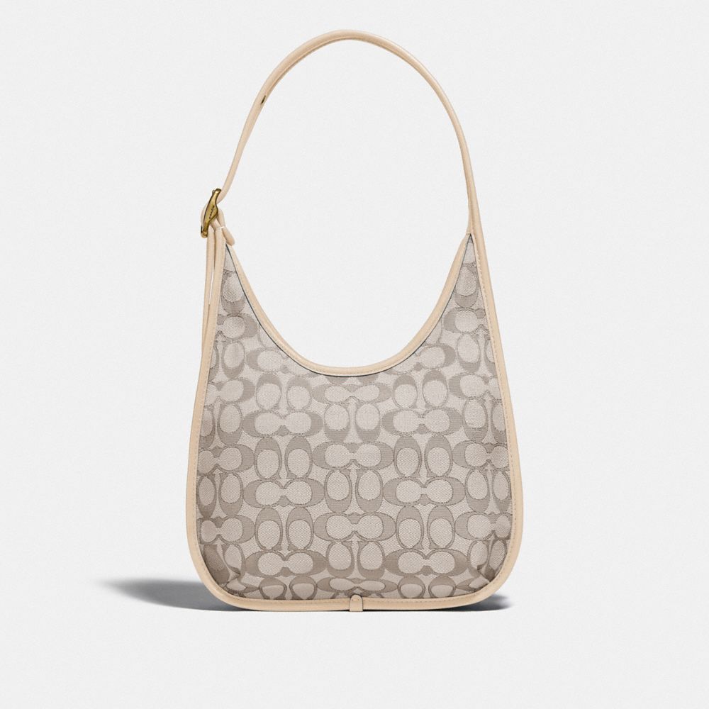 COACH®,Ergo Shoulder Bag In Signature Jacquard,,Back View