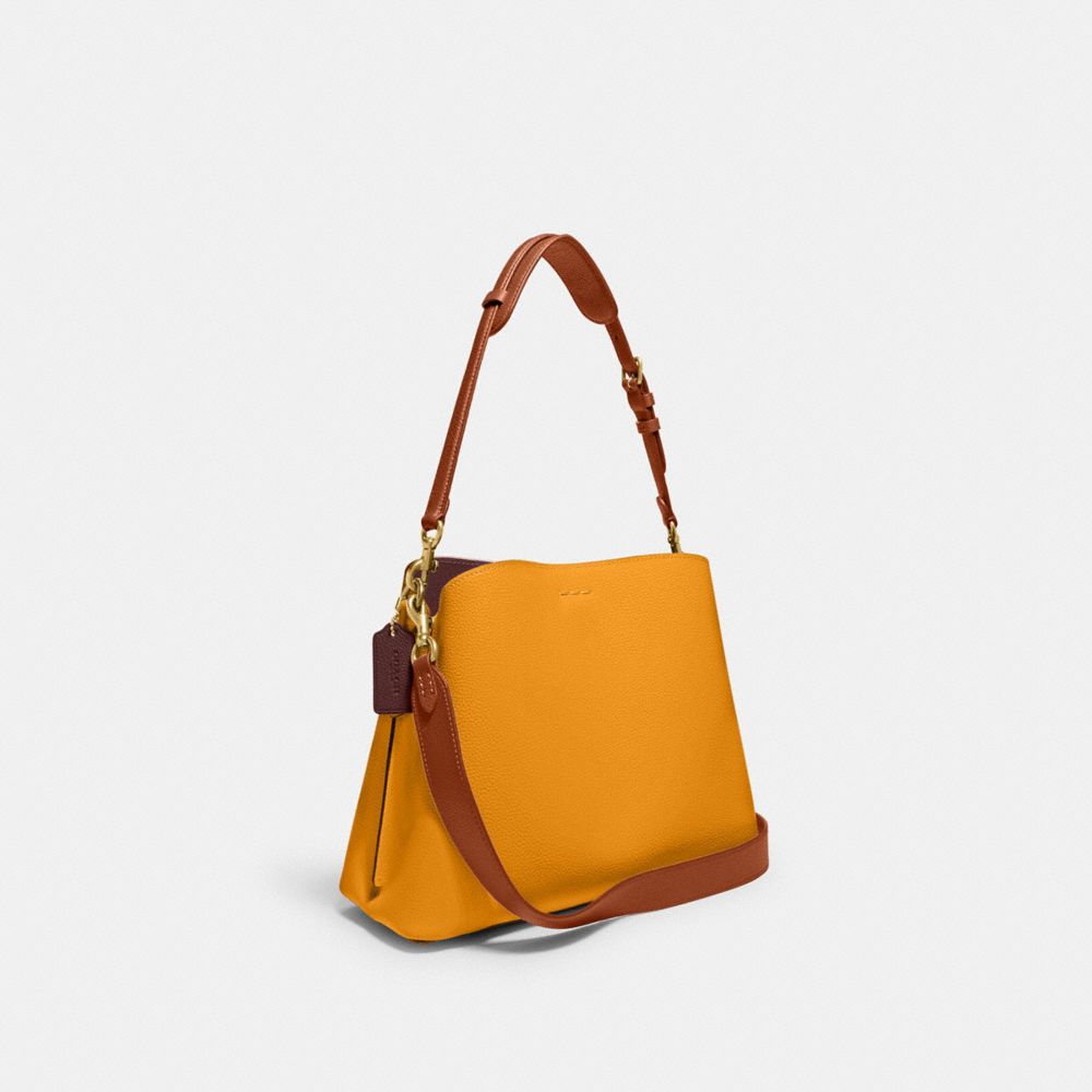 安心国内即発 COACH COLORBLOCK LEATHER WILLOW ミニショルダー COACH® Outlet | Willow Shoulder Bag In Colorblock