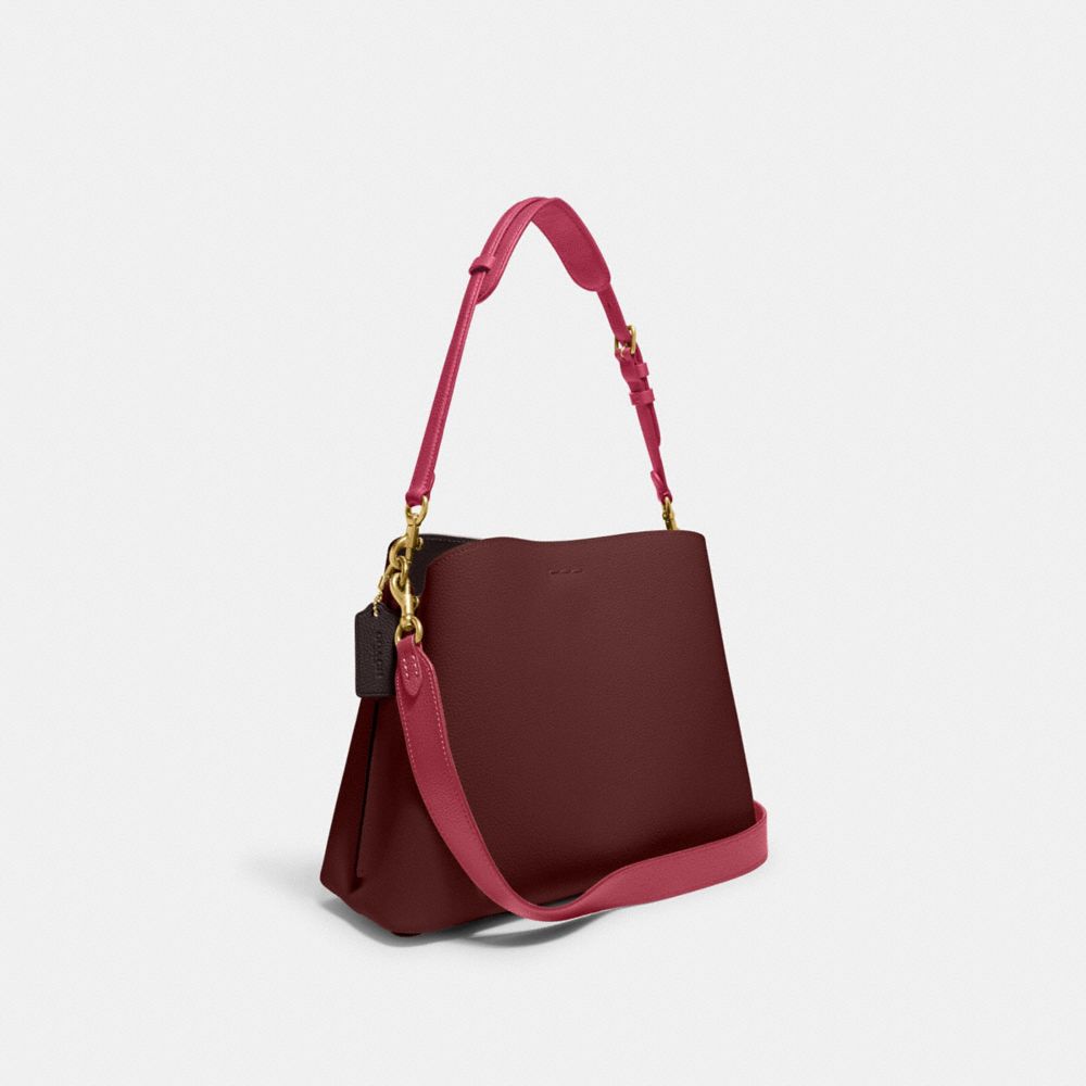 Coach store burgundy bag