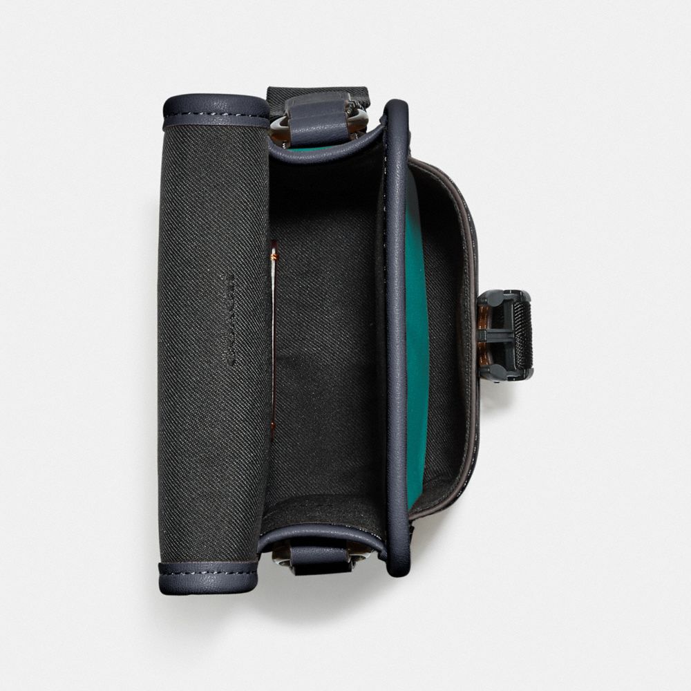 Charter North/South Crossbody With Hybrid Pouch In Colorblock