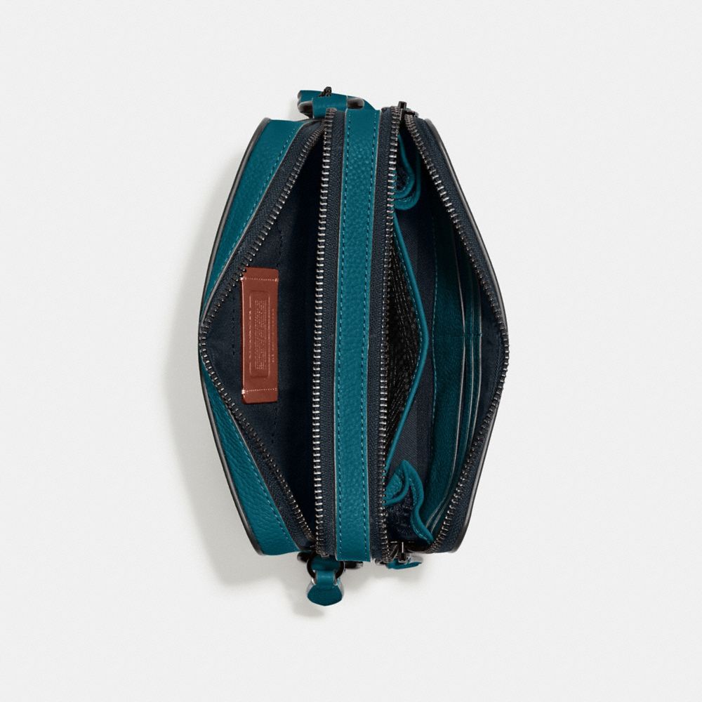 COACH®,Charter Crossbody Bag With Hybrid Pouch,,Inside View,Top View