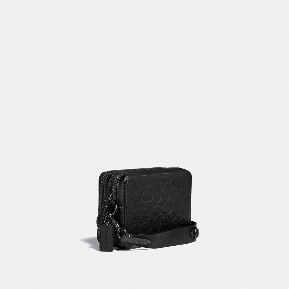 COACH®,Charter Crossbody Bag In Signature Leather,,Angle View